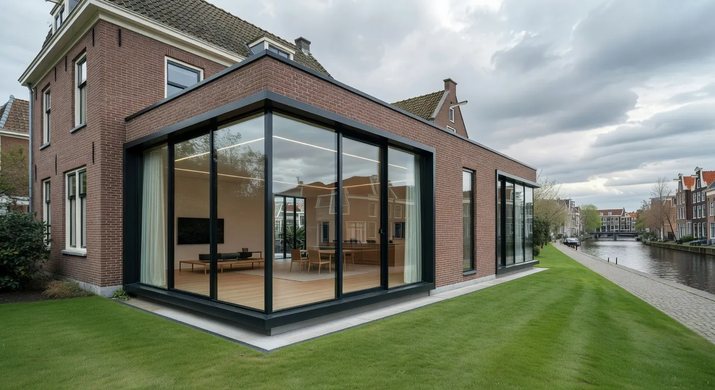 Innovatieve aanbouw met moderne metseltechnieken voor 2026