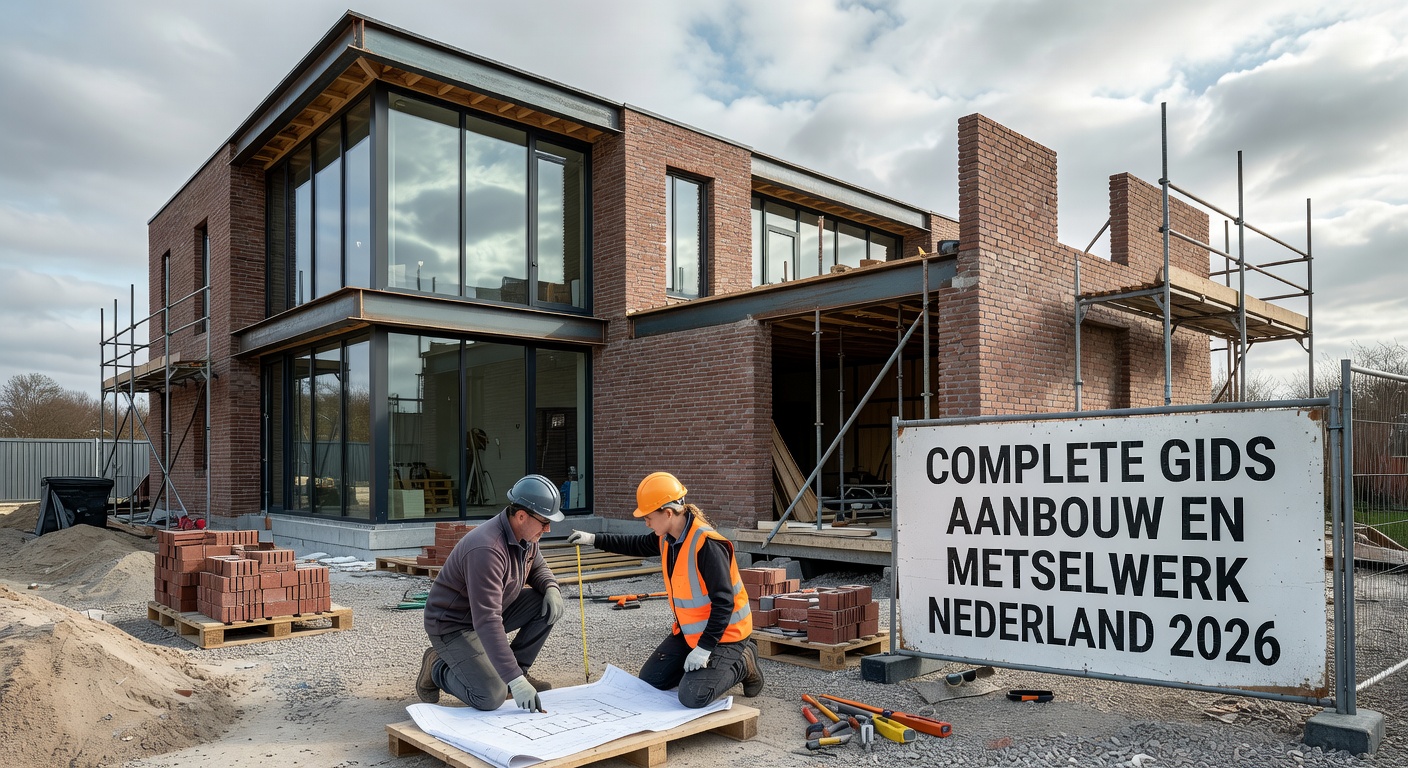Complete gids aanbouw en metselwerk Nederland 2026