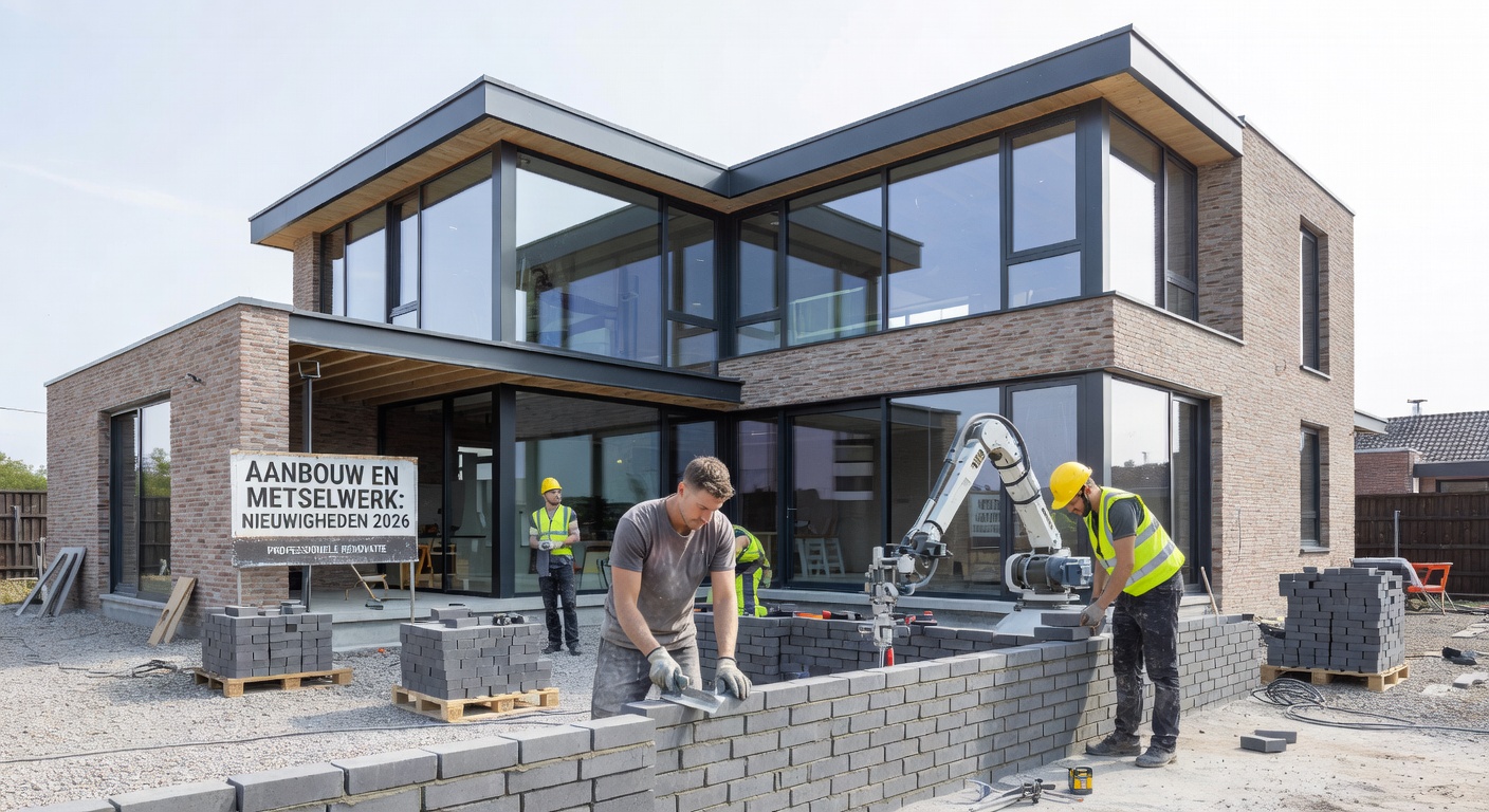 aanbouw en metselwerk: nieuwigheden 2026