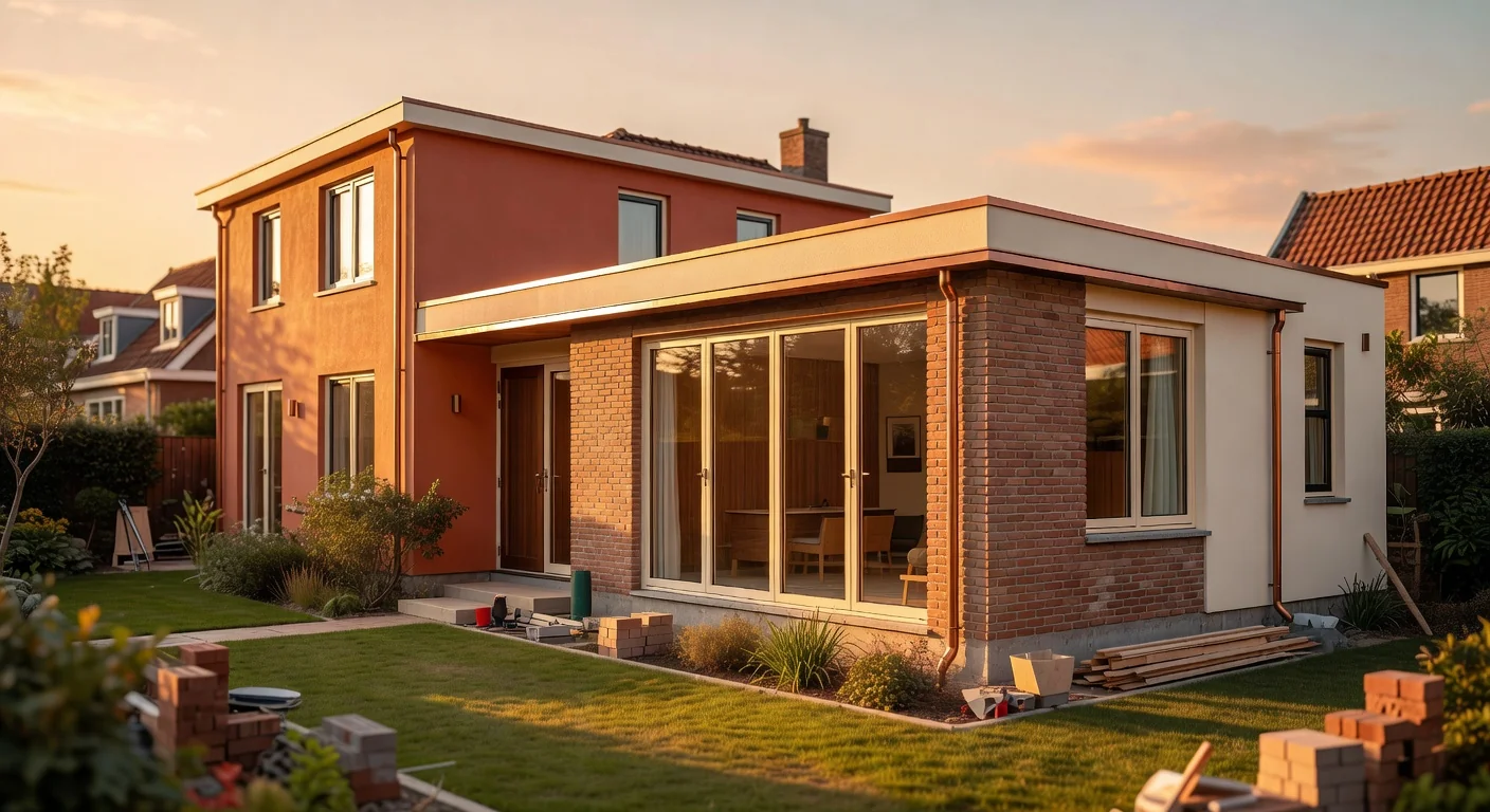 Aanbouw metselwerk Nederland